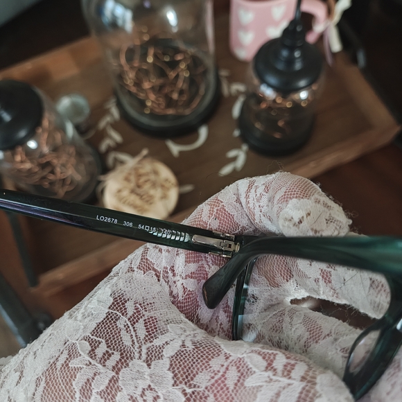 Longchamp Green Eyeglasses for Men - Picture 5 of 5